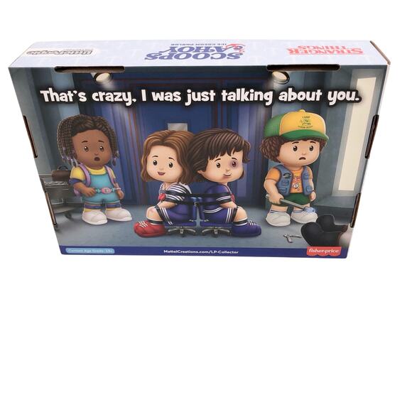 Fisher Price Little People Collectibles Stranger Things Scoops Ahoy NEW IN BOX - Picture 3 of 8